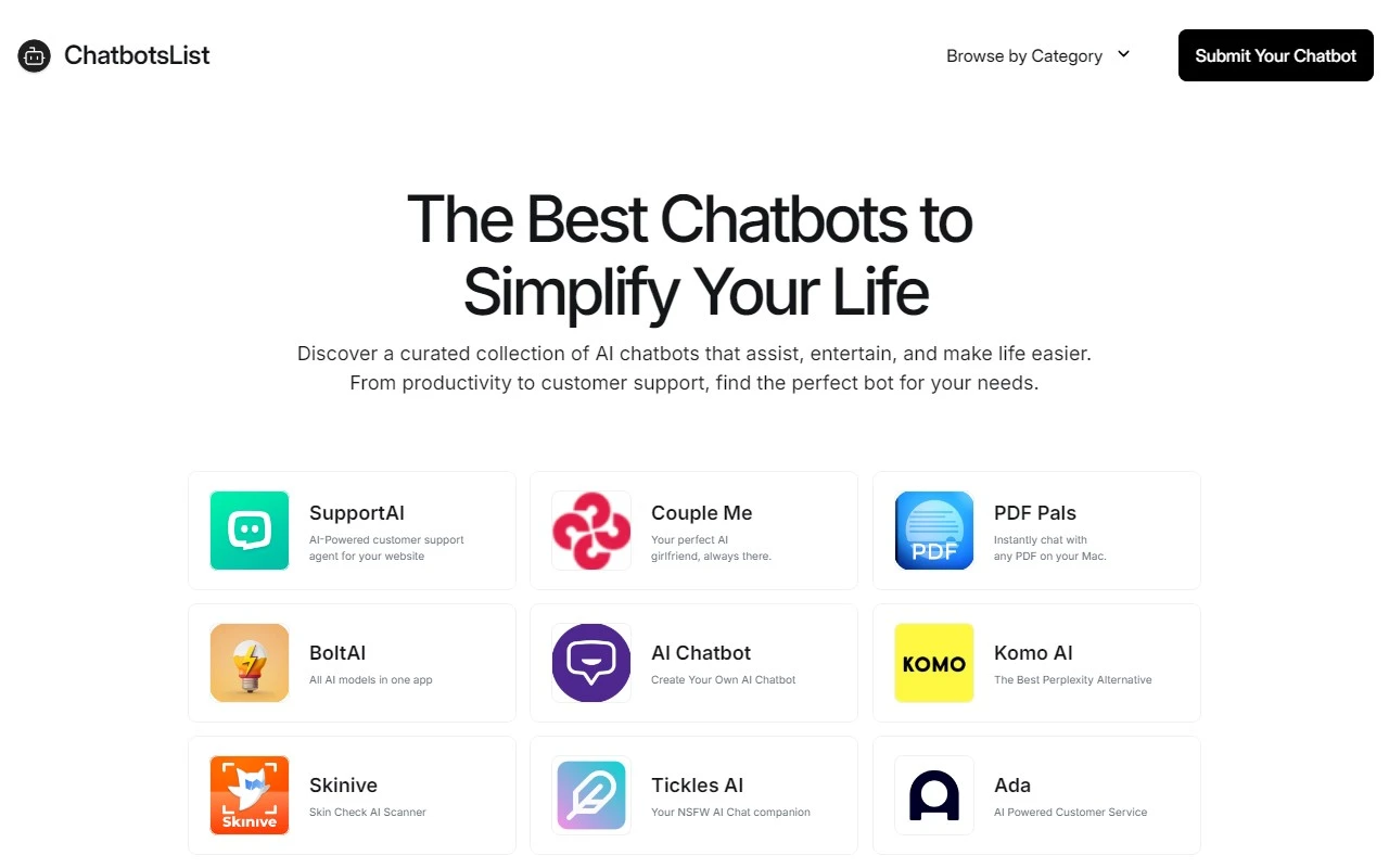ChatbotsList