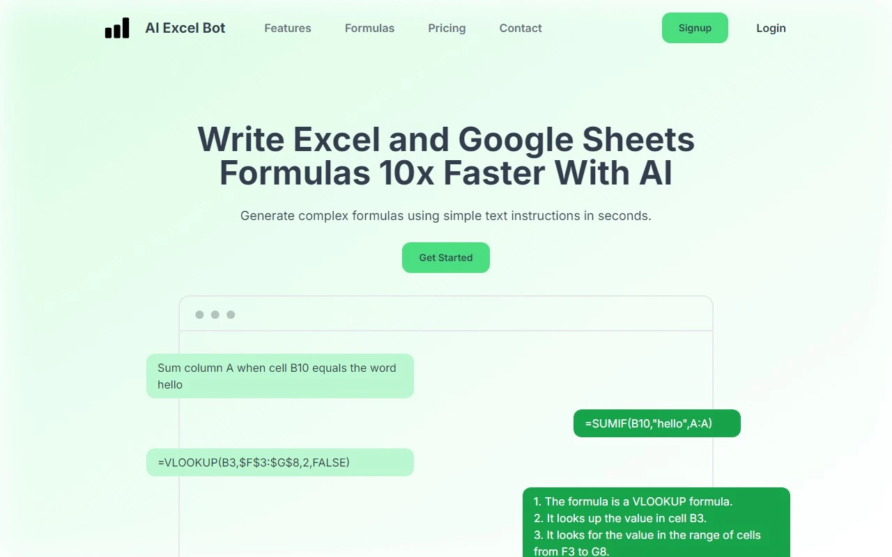 AI Formula Wizard