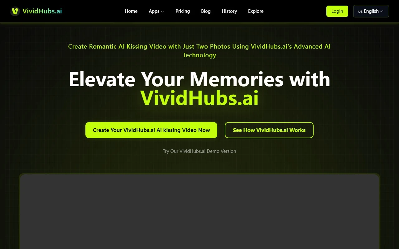 AI kissing video Generator - vividhubs.ai