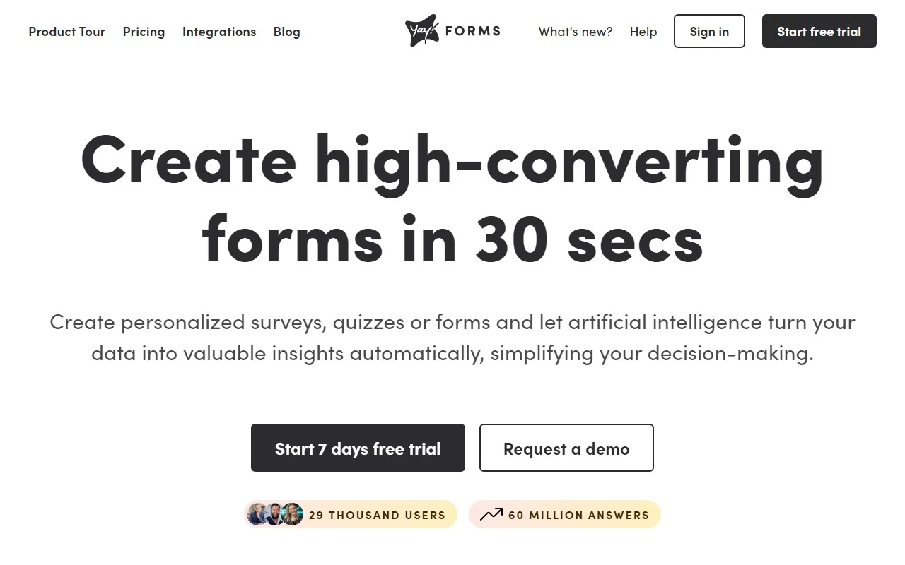 Yay! Forms