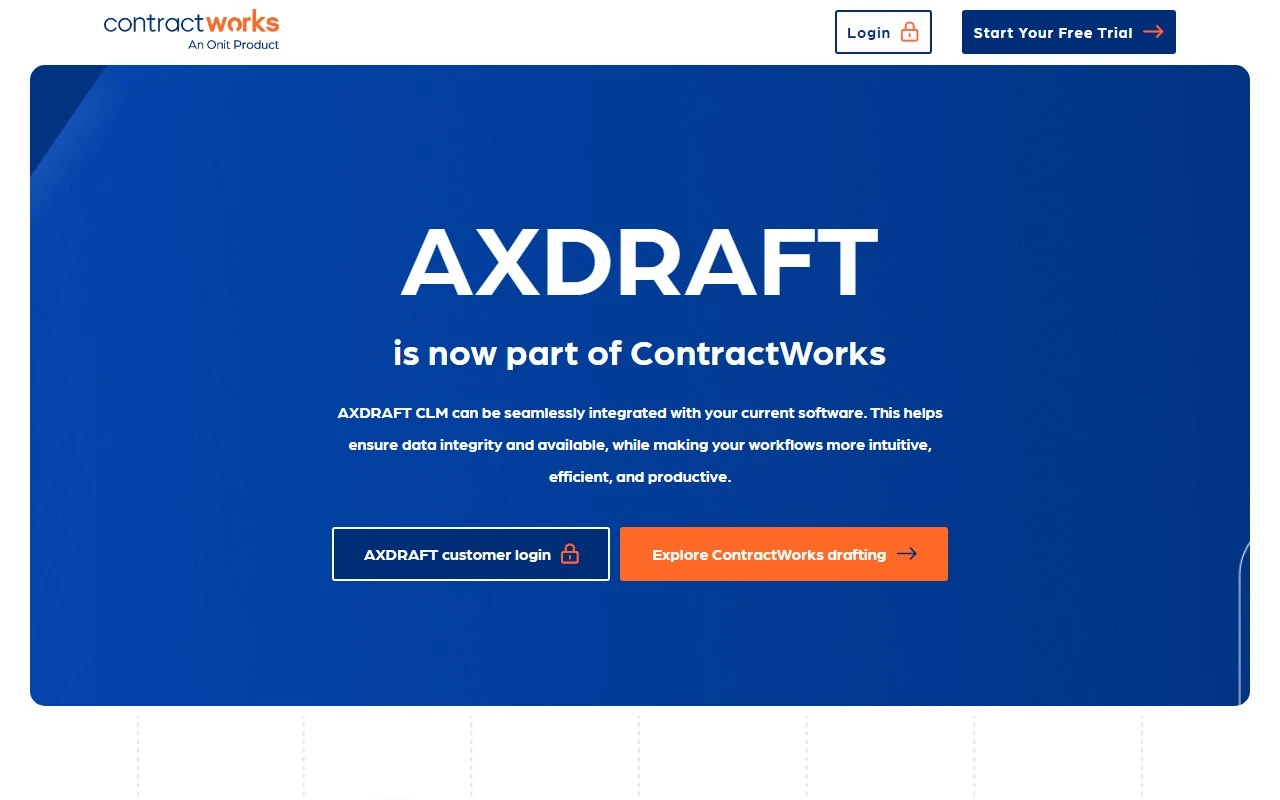 AXDRAFT Contract Management System AXDRAFT Contract Management System
