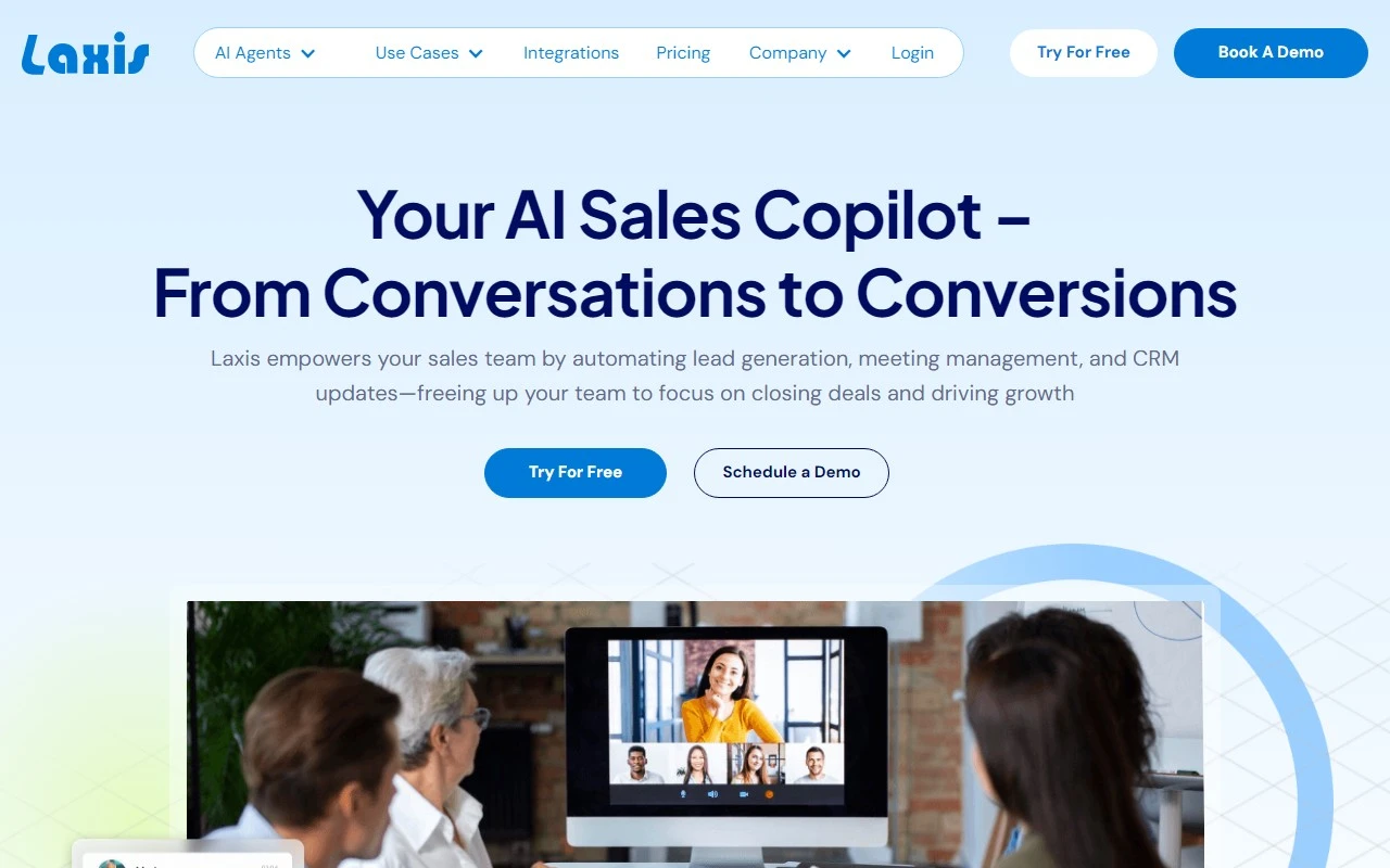 Laxis | AI Meeting Assistant for Revenue Teams Laxis | AI Meeting Assistant for Revenue Teams