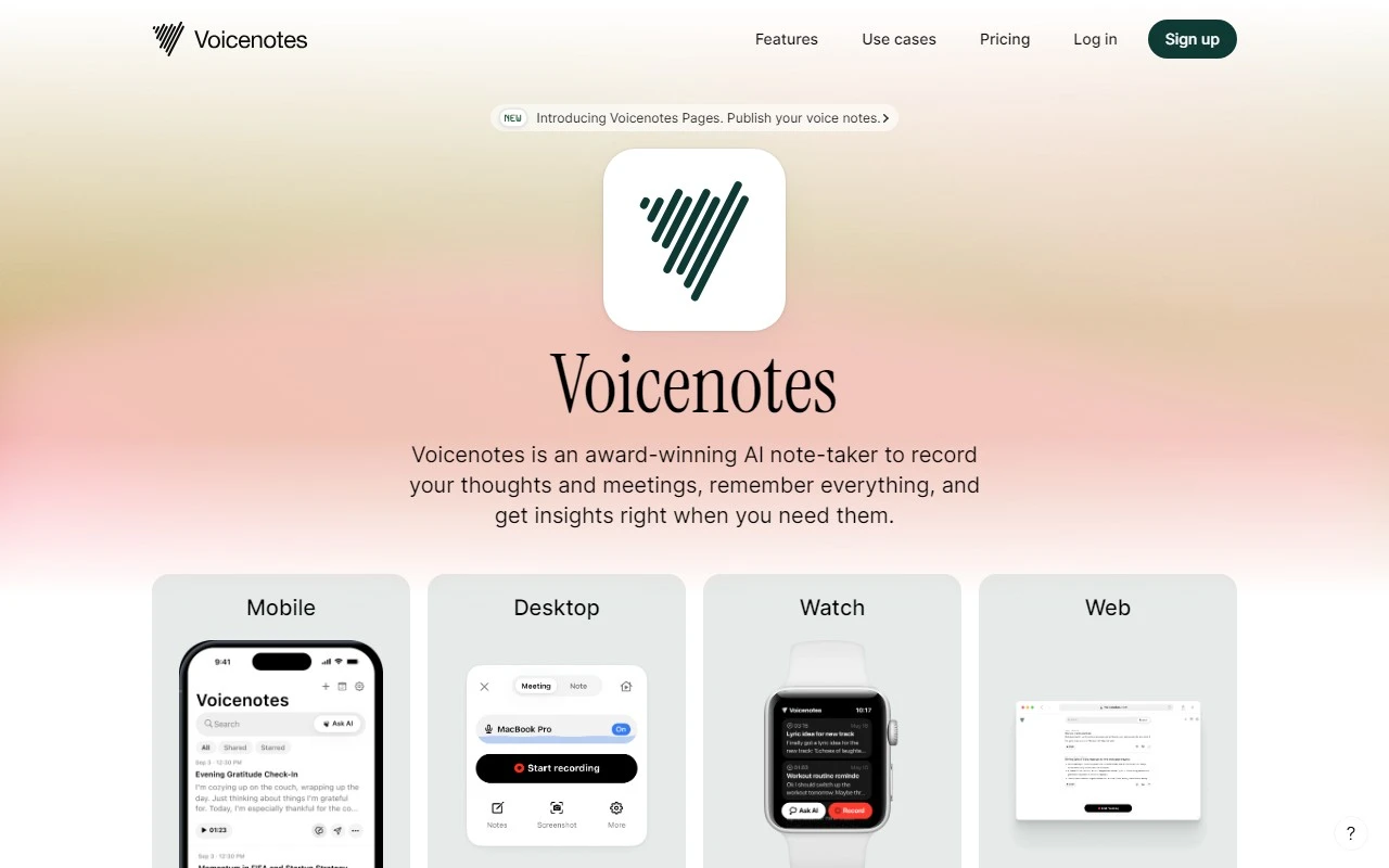 Voicenotes