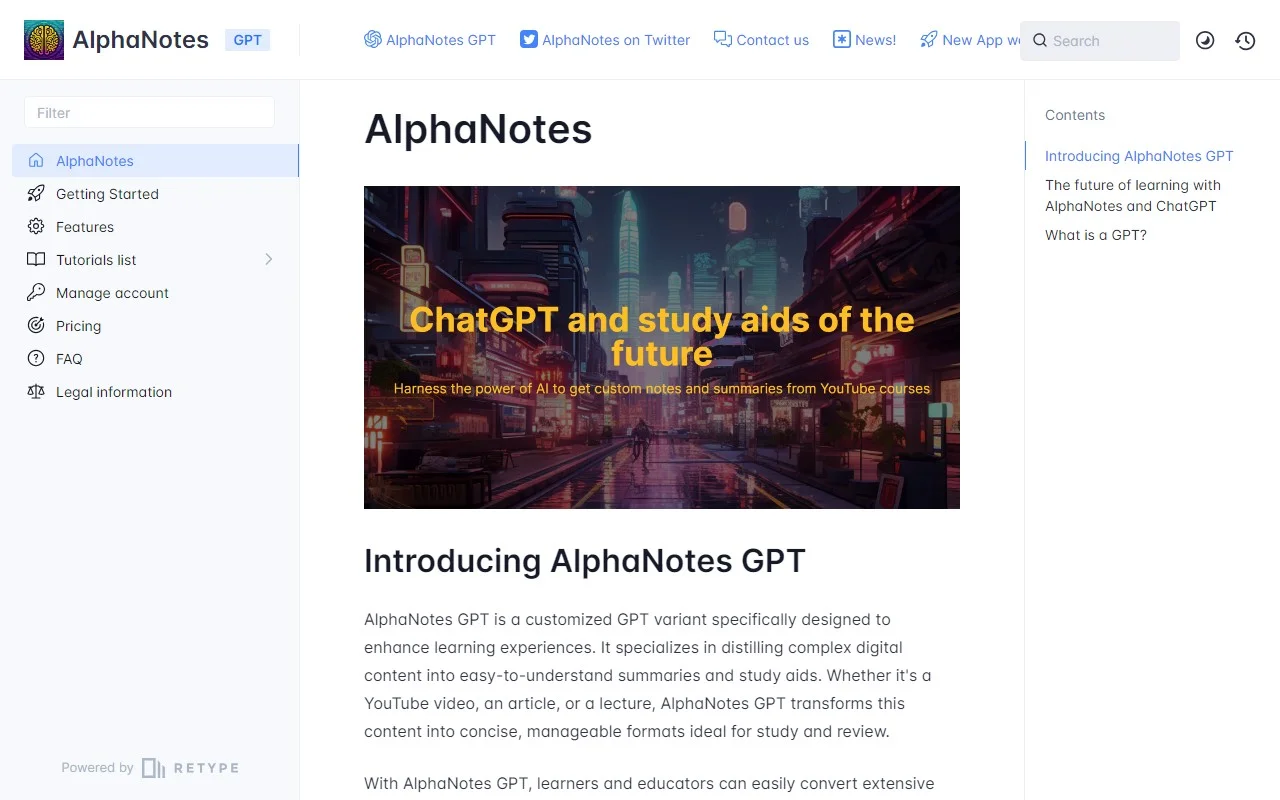 AlphaNotes