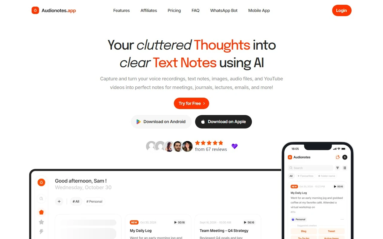 Audionotes