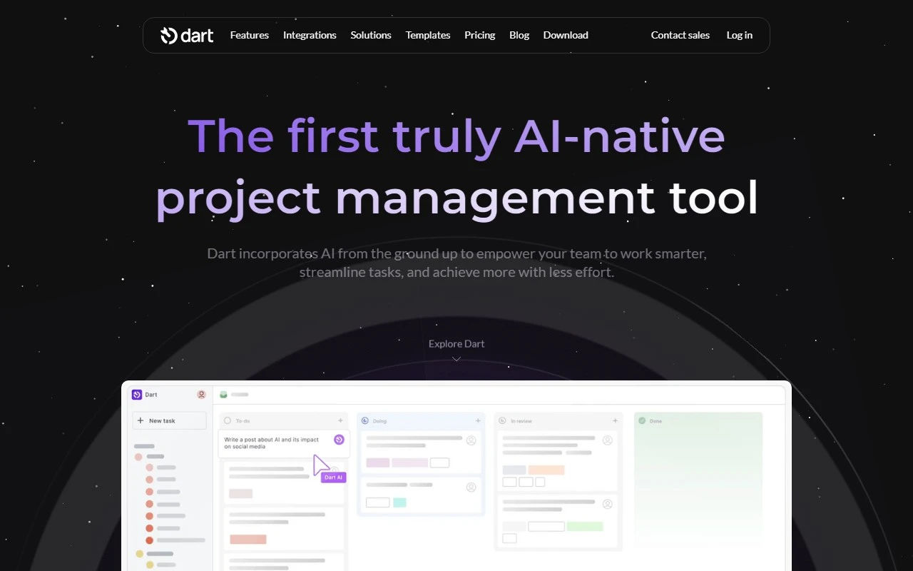 Dart - Project management on autopilot