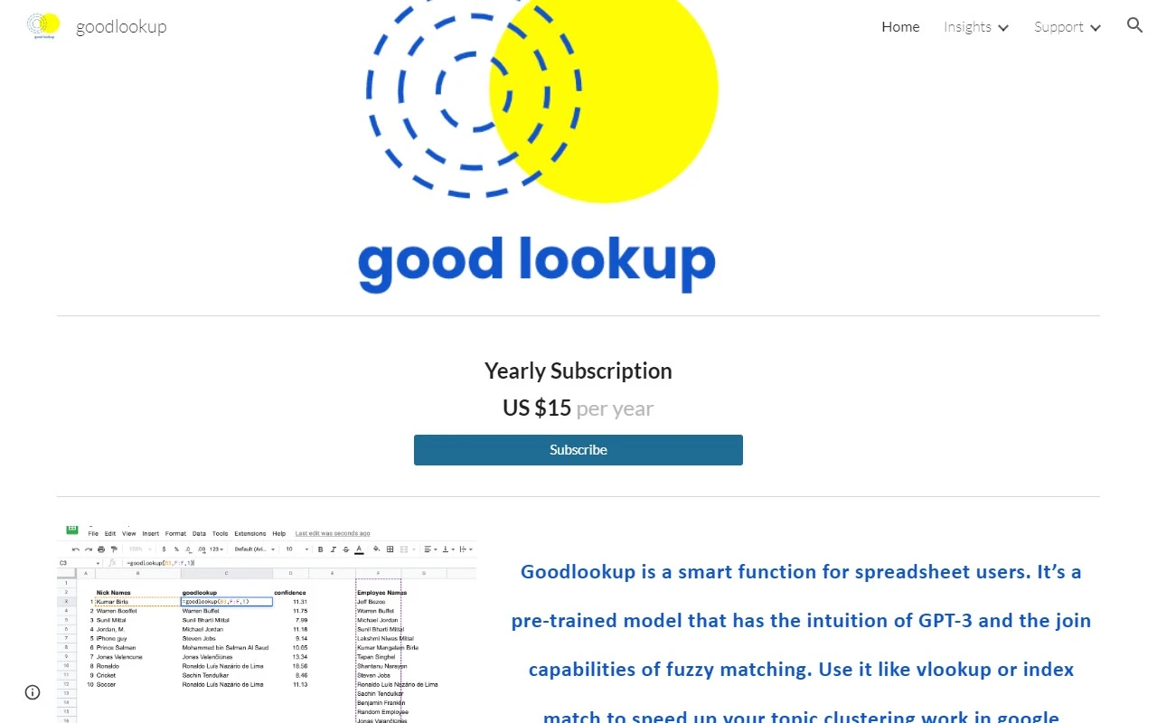 Goodlookup