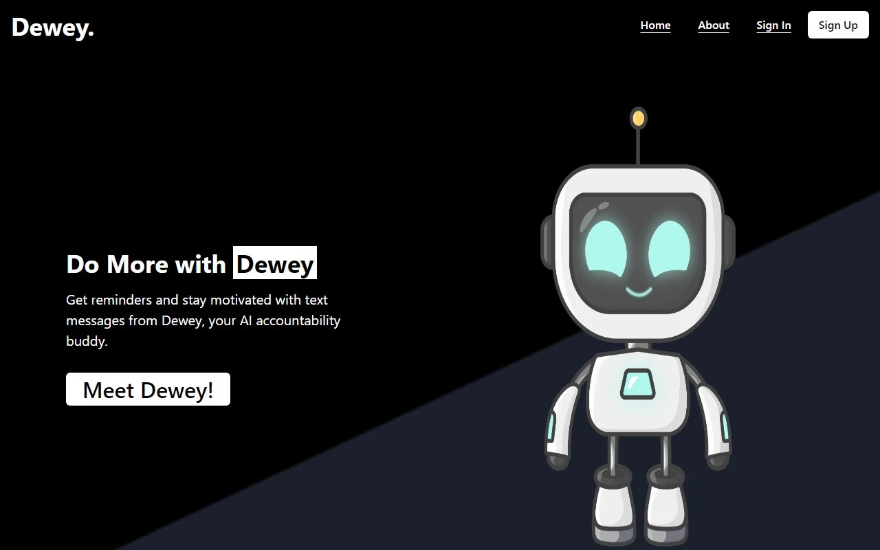 Dewey: Your new accountability buddy