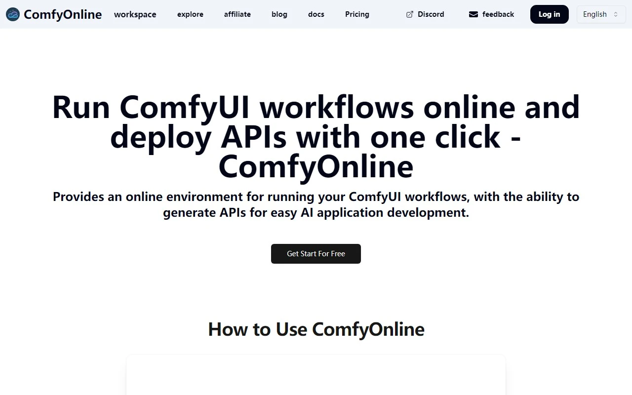 ComfyOnline ComfyOnline