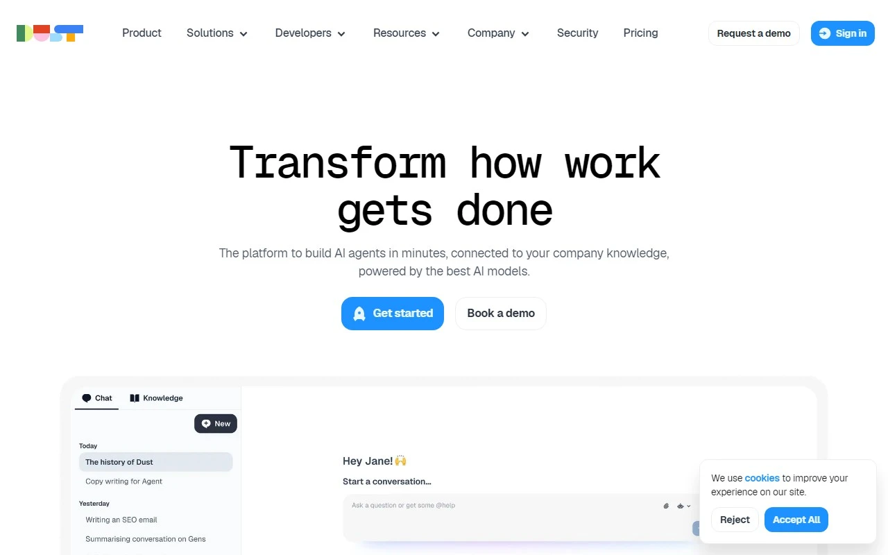 Dust - Smarter Teams with AI