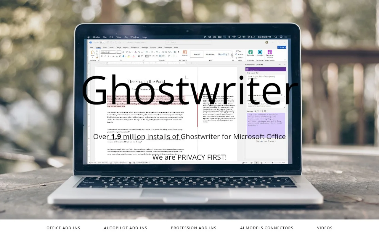 Ghostwriter Add-ins for Microsoft Office
