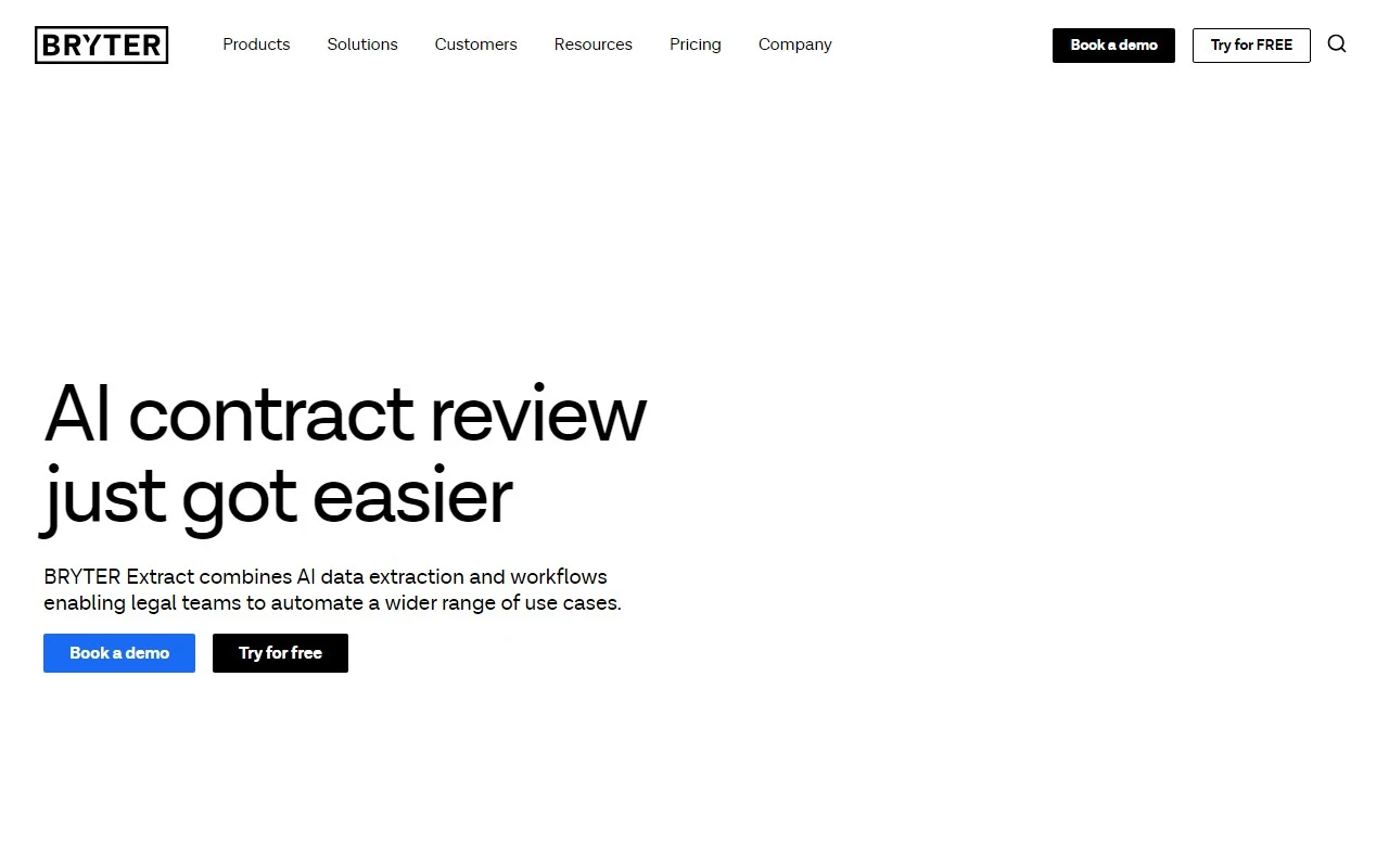 BRYTER Extract | AI for Legal