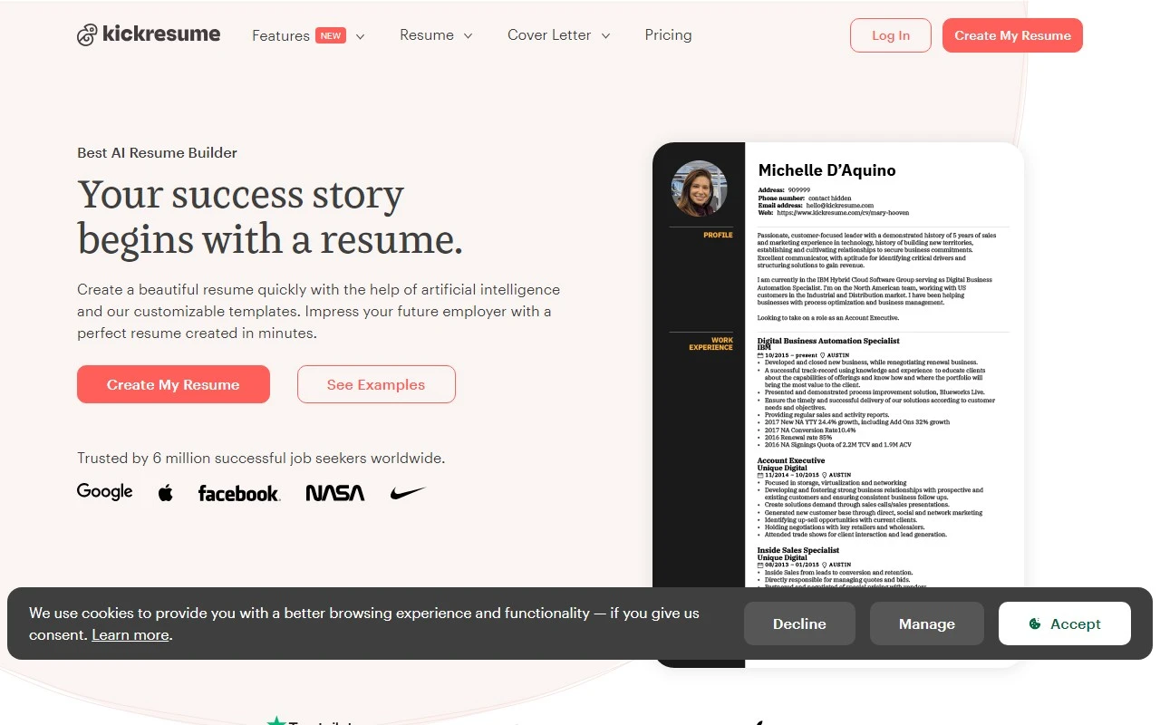 Kickresume