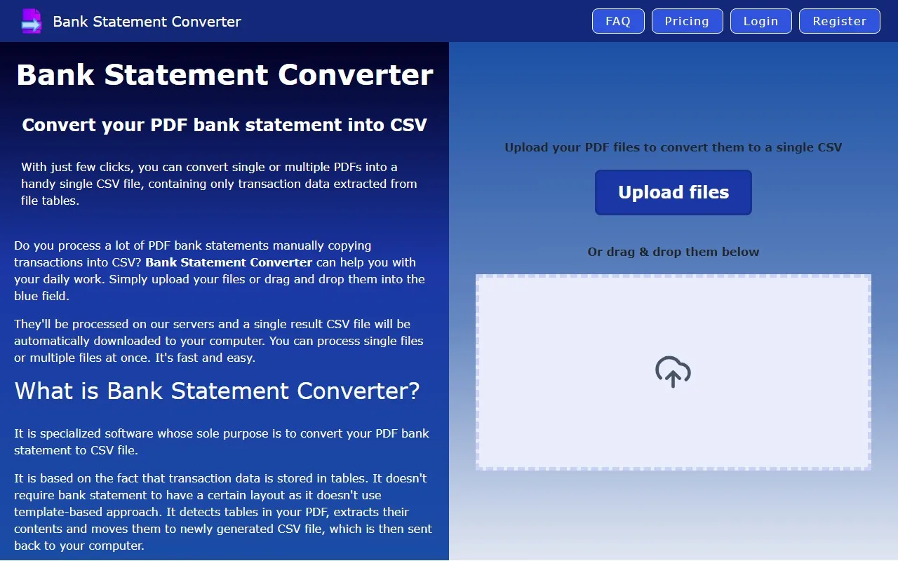 Bank Statement Converter Bank Statement Converter
