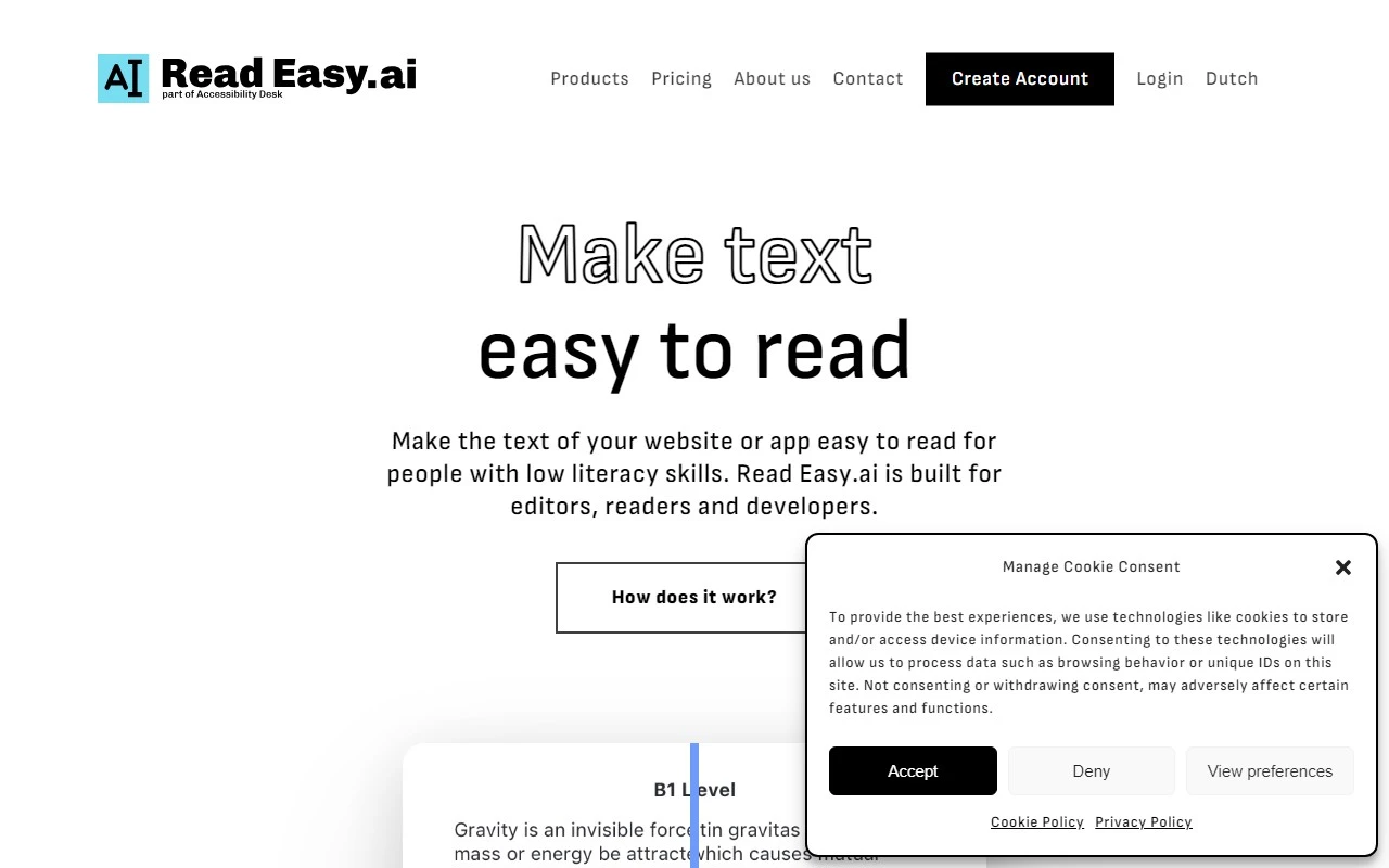 Read Easy.ai
