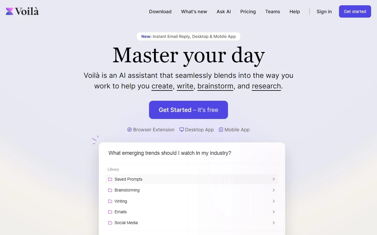 VoilÃ 