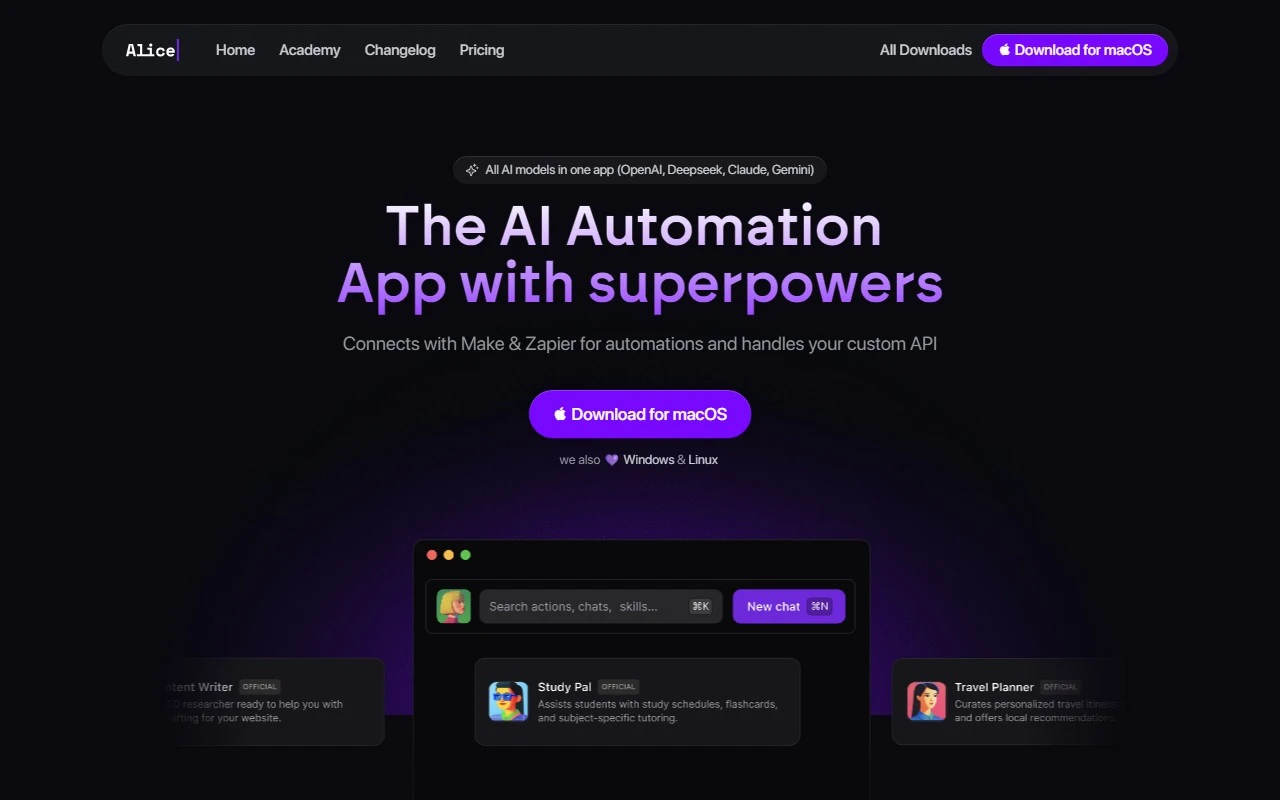 Alice App - Your private AI Assistant